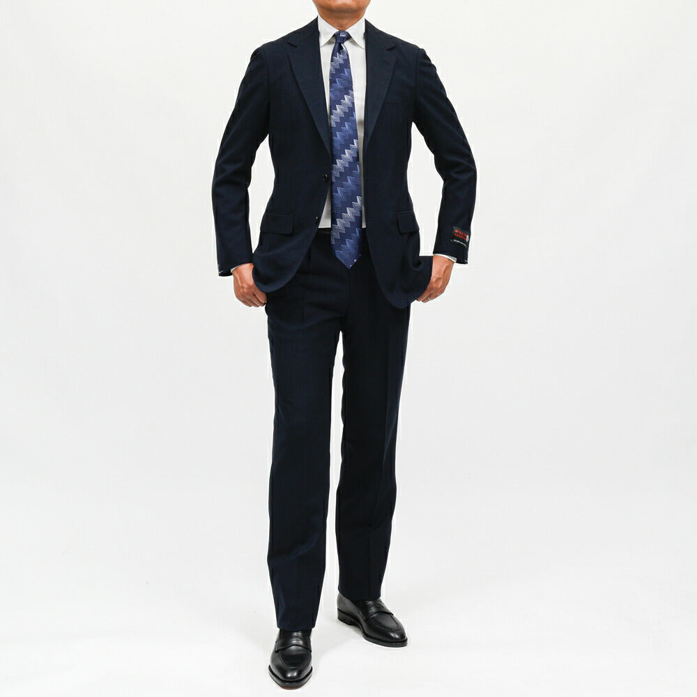 guji(グジ)ウールフレスコ3B1プリーツスーツ MADE BY RING JACKET / WILLIAM HALSTEAD 17162212028