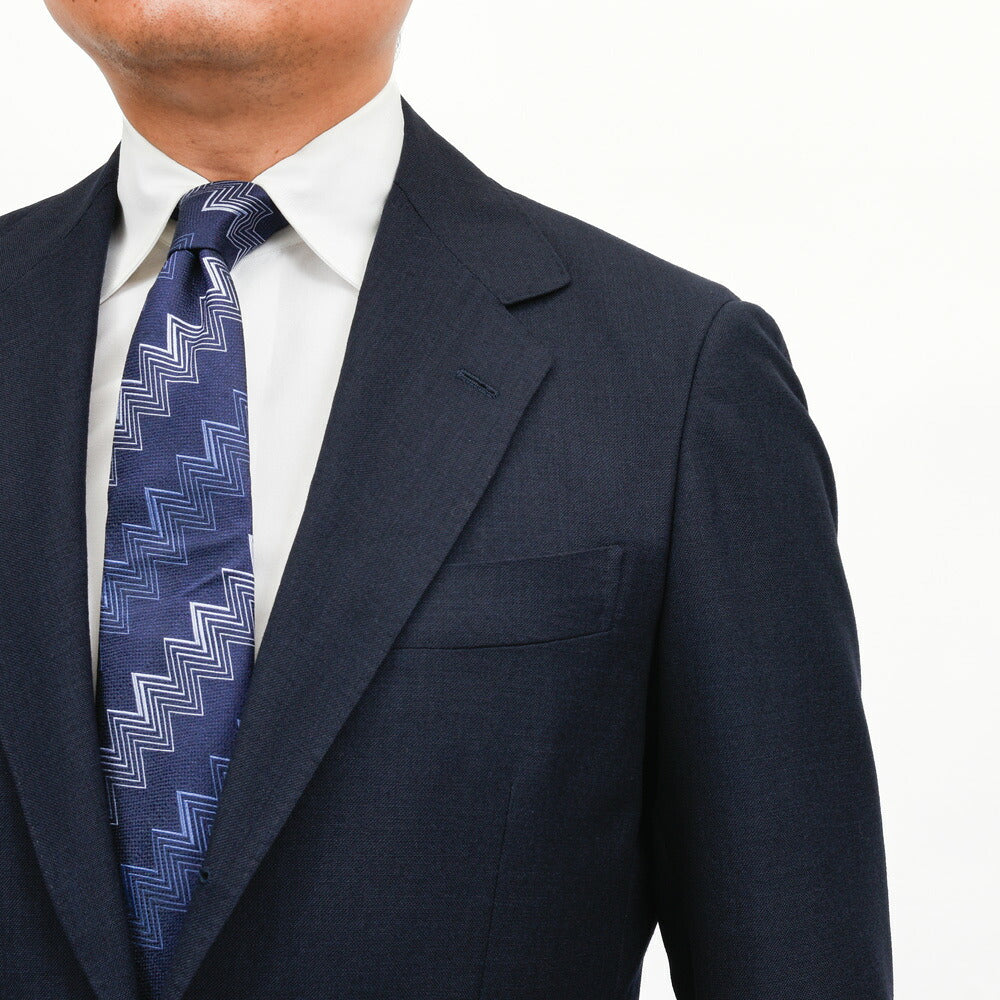 guji(グジ)ウールフレスコ3B1プリーツスーツ MADE BY RING JACKET / WILLIAM HALSTEAD 17162212028