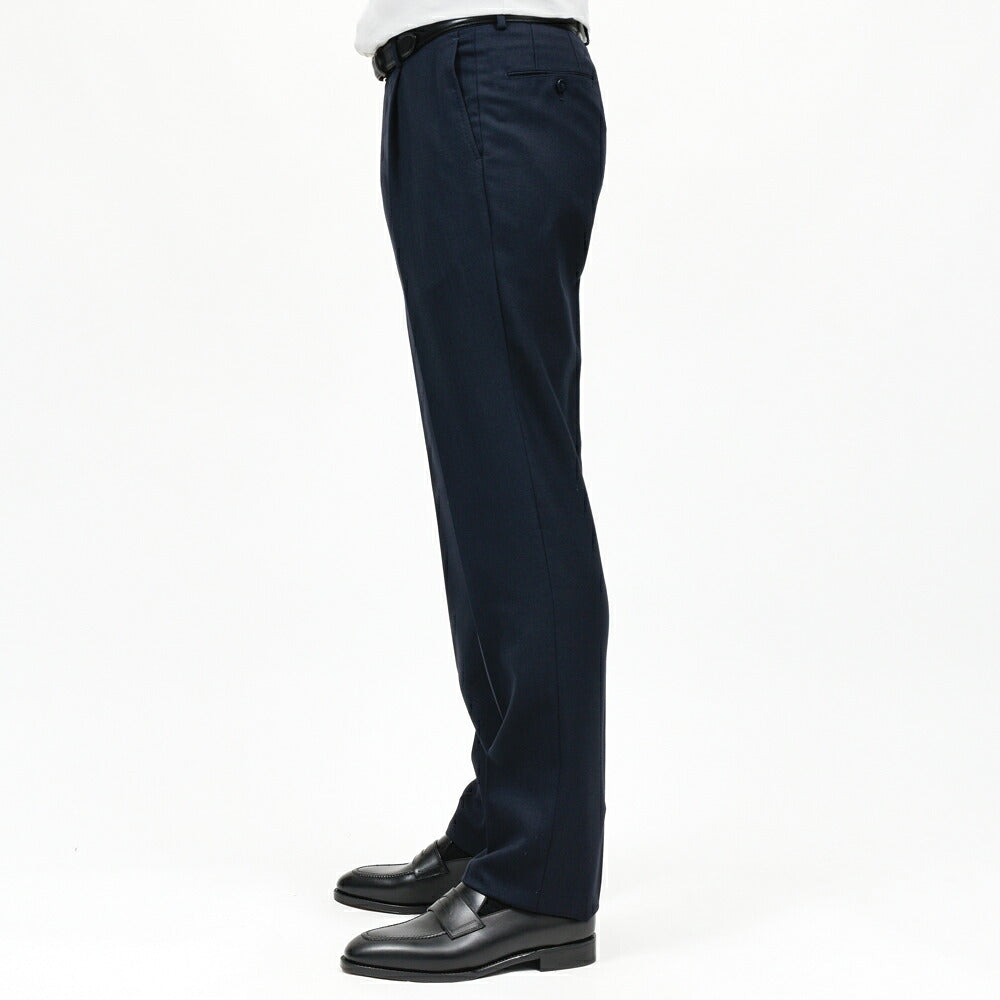 guji(グジ)ウールフレスコ3B1プリーツスーツ MADE BY RING JACKET / WILLIAM HALSTEAD 17162212028