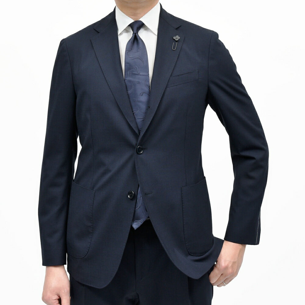 LARDINI(ラルディーニ) EASY WEARイージーウェア テックウールシャドーグレンチェック3B1Pスーツ 6116-8091AQ6704 17165000109