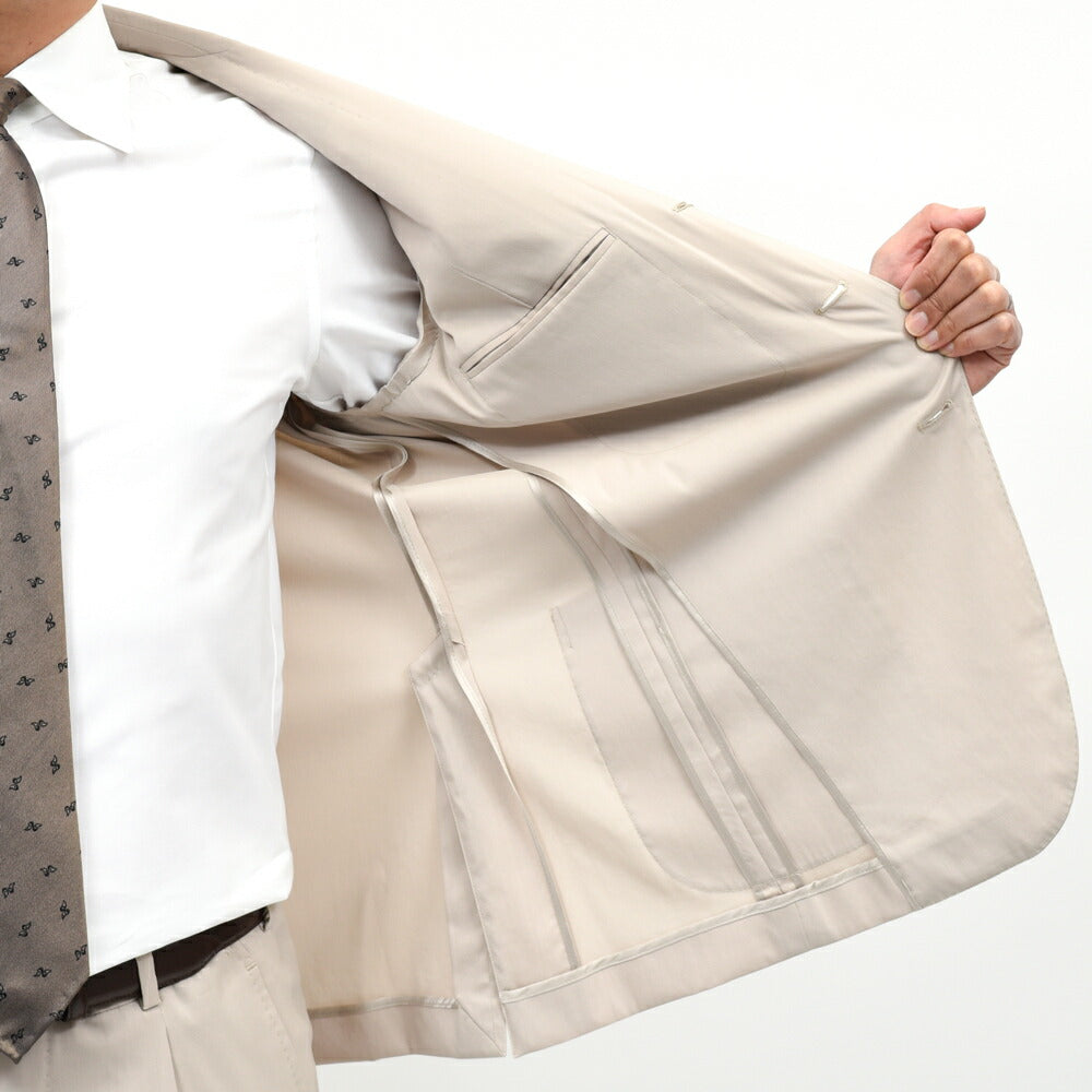 Belvest(ベルベスト) テックウールストレッチ3B1プリーツスーツ / JACKET IN THE BOX 17165200020