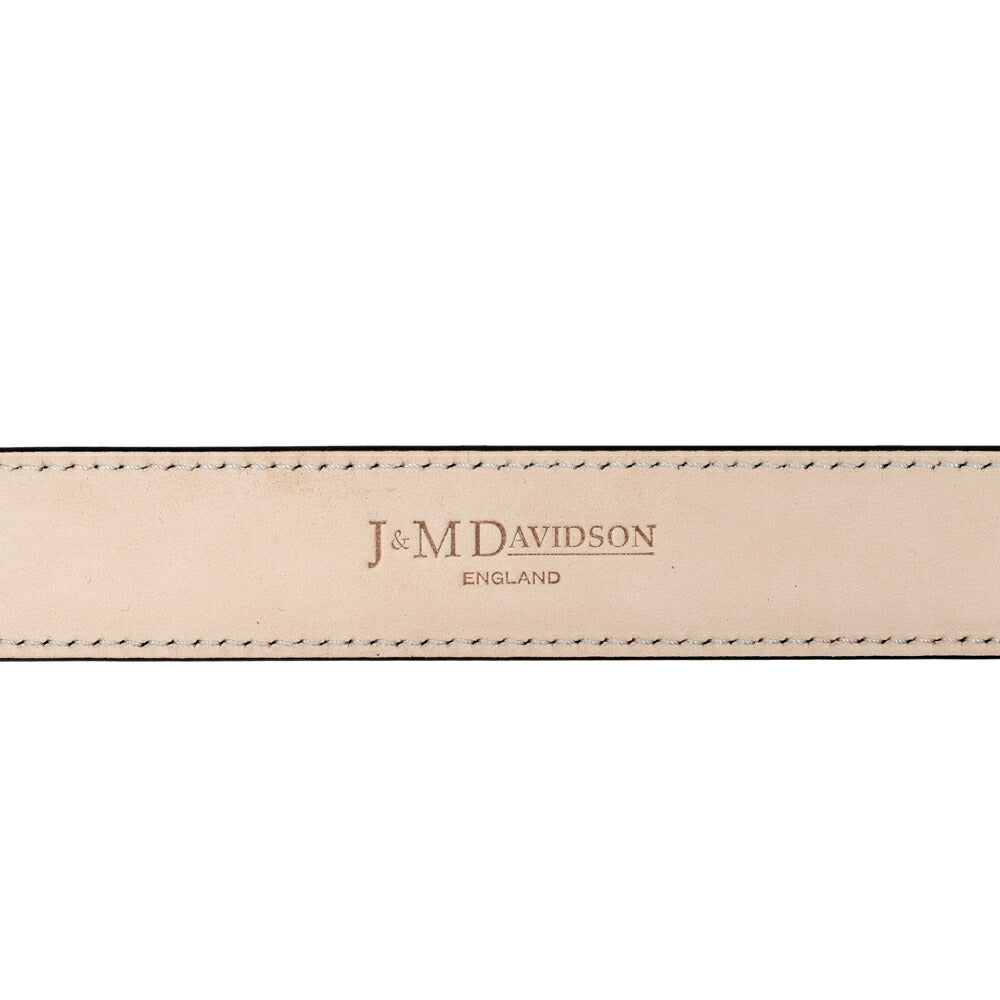 J&M DAVIDSON(J&M デヴィッドソン) クロコダイルスタンプカーフレザーベルト 18161001020