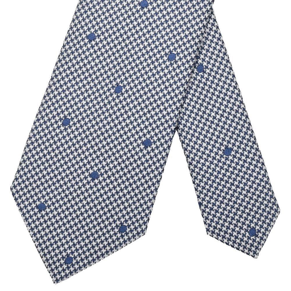 Seaward & Stearn(シーワード & スターン)シルクドットハウンドトゥースパターンタイ 18261201231