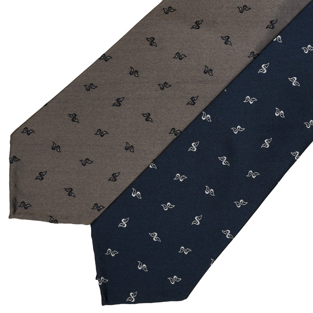 TIE YOUR TIE(タイ ユア タイ) シルクスモールペイズリーパターンタイ / セッテピエゲ 18265203179