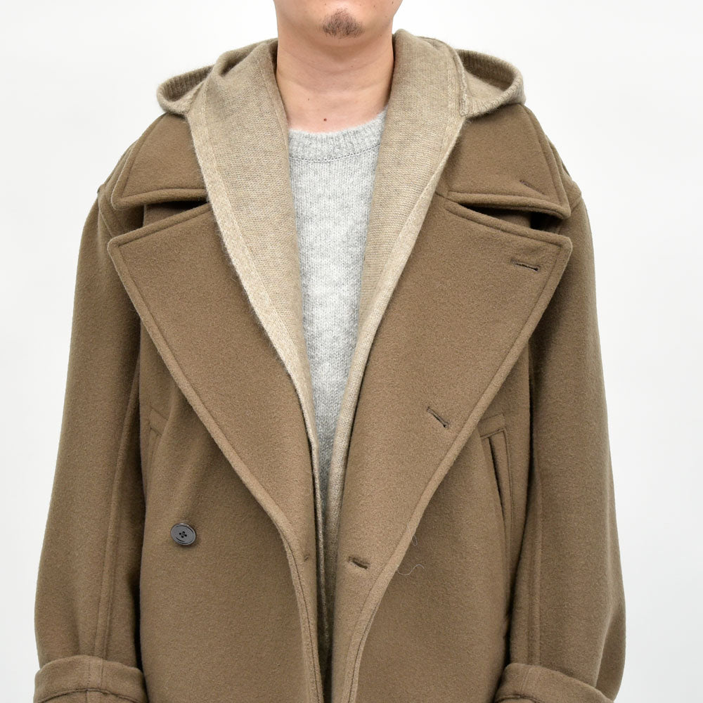 THROW(スロー) BECCA ナイロンラクーンフーディスカーフ TH252-S10K genderless 18352702174
