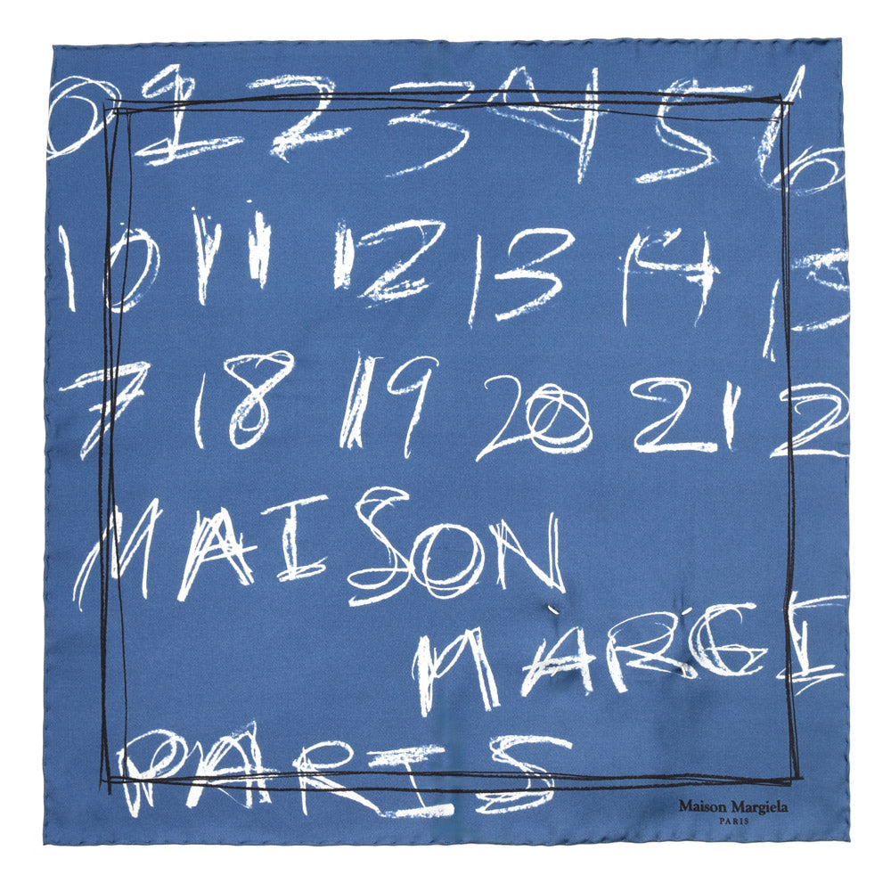 Maison Margiela(メゾン マルジェラ) ナンバリングシルクスカーフ S51TF0048M35819 18361400144