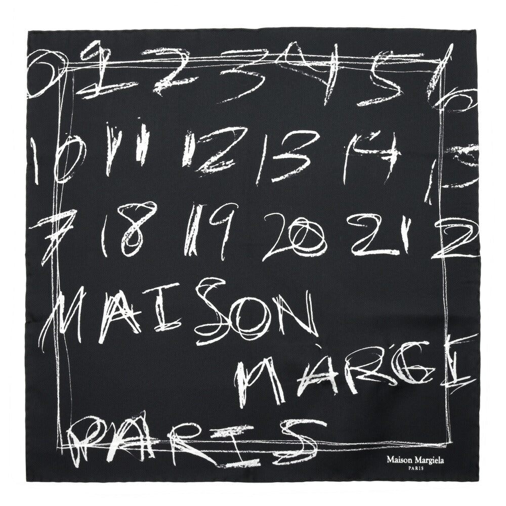 Maison Margiela(メゾン マルジェラ) ナンバリングシルクスカーフ S51TF0048M35819 18361400144