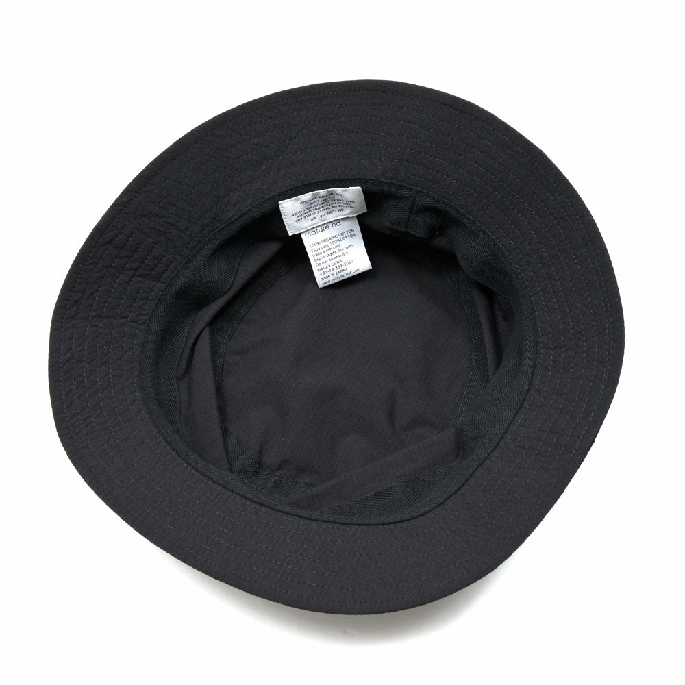 MATURE HA._MIL(マチュアーハ ミル) buket hat コットンリップストップバケットハット MIL-BK4235WS 18561400221