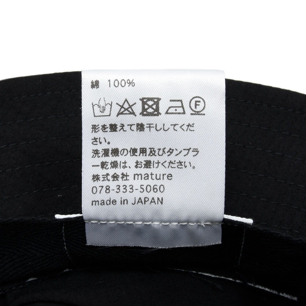 MATURE HA._MIL(マチュアーハ ミル) buket hat コットンリップストップバケットハット MIL-BK4235WS 18561400221