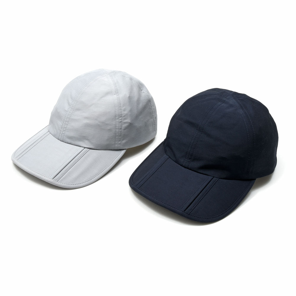 MATURE HA._MIL(マチュアーハ ミル) folding trainer cap low water repellent コットンナイロン6パネルキャップ MIL-FTC1163_L 18561403221