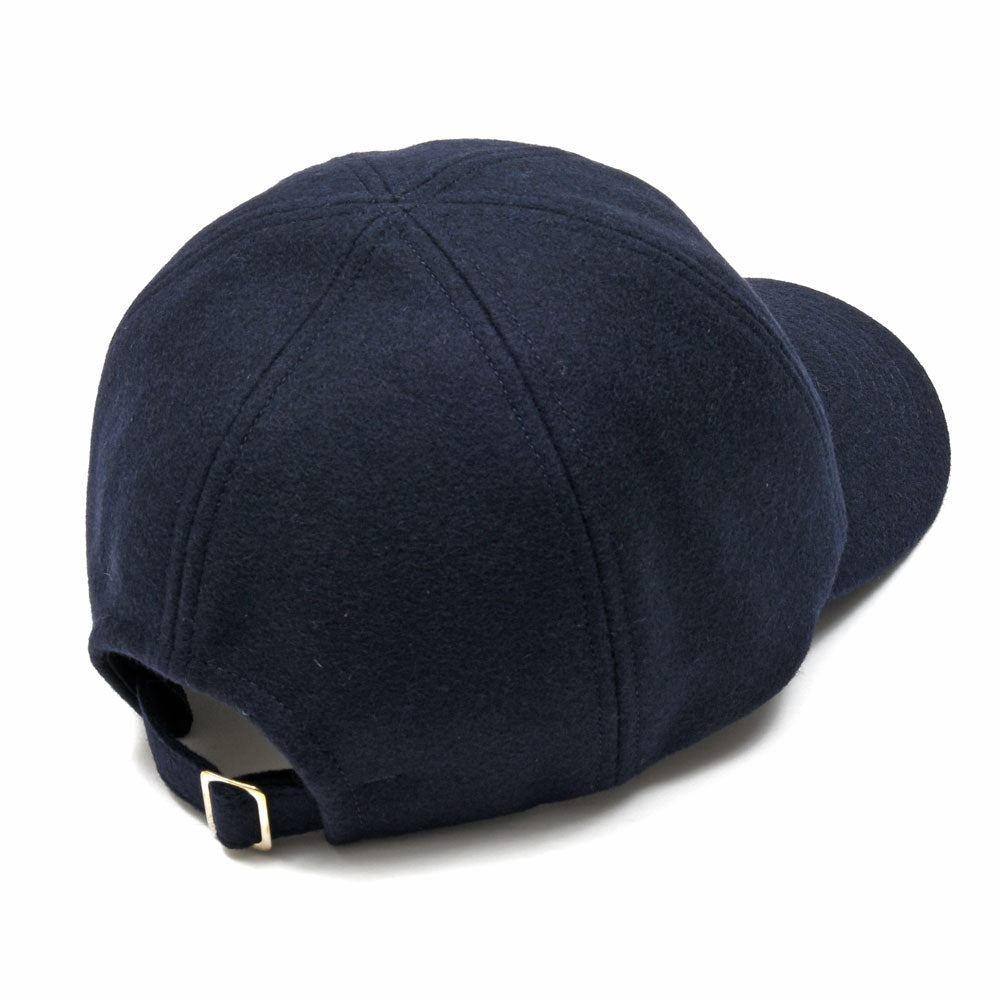 MATURE HA._MIL(マチュアーハ ミル)trainer cap_w melton ウールナイロンメルトン6パネルキャップ MIL-TC1110_W 18562402221