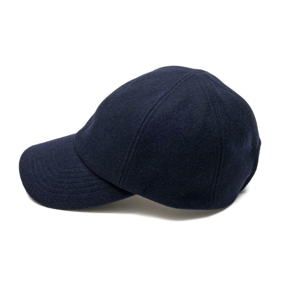 MATURE HA._MIL(マチュアーハ ミル)trainer cap_w melton ウールナイロンメルトン6パネルキャップ MIL-TC1110_W 18562402221