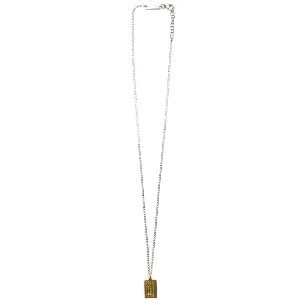 Maison Margiela(メゾン マルジェラ) ナンバリングロゴネックレス SM1UU0062P8864 19061401144