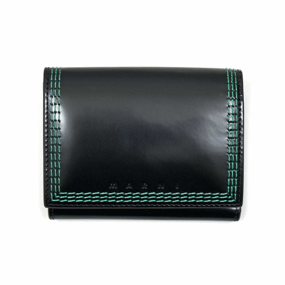MARNI(マルニ)カーフスキンステッチ三つ折りウォレット PFMI0097U3 P9603 19062401138