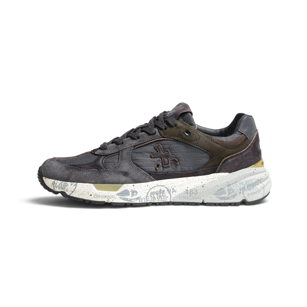 PREMIATA(プレミアータ) / スエード ナイロン リップストップ 厚底スニーカー MASE