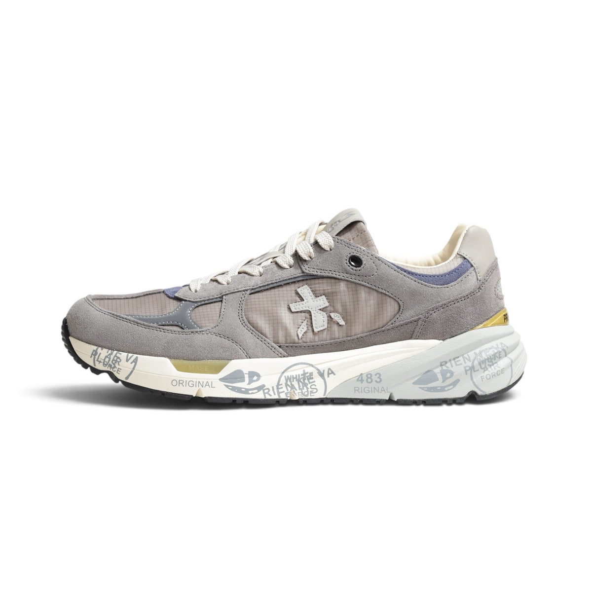 PREMIATA(プレミアータ) / スエード ナイロン リップストップ 厚底スニーカー MASE