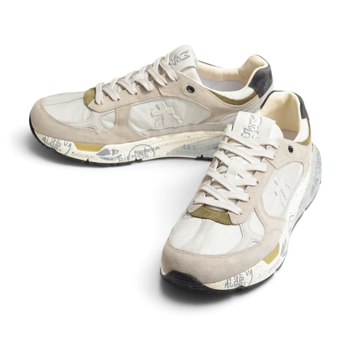 PREMIATA(プレミアータ) / スエード ナイロン リップストップ 厚底スニーカー MASE