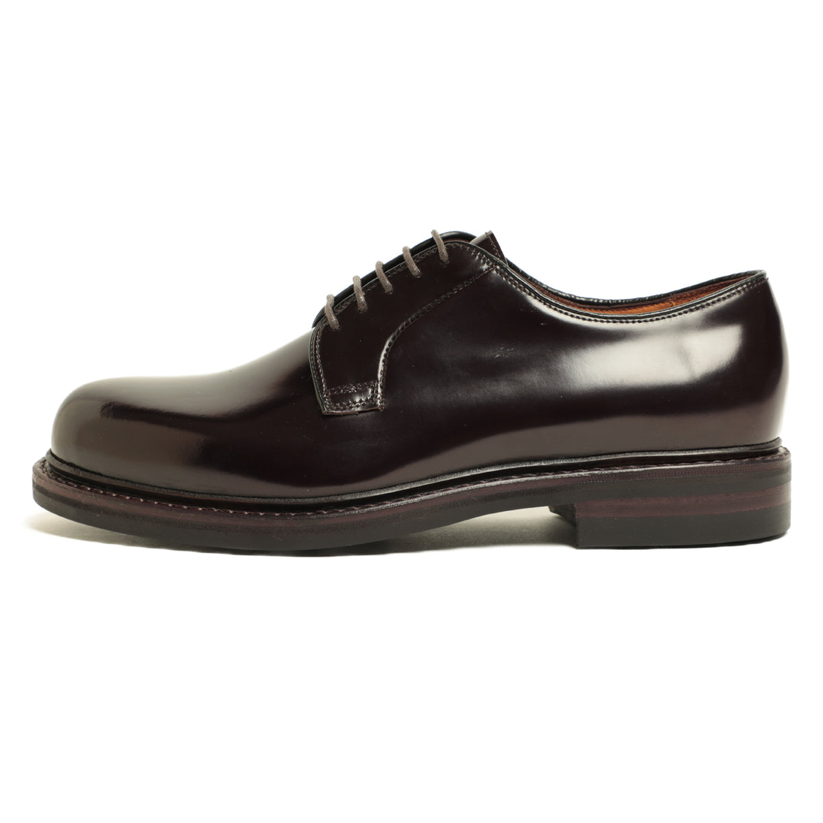Jalan Sriwijaya ジャラン スリウァヤ プレーントゥ シューズ ハイシャイン HI SHINE 1663 98348 BORDO ボルドー
