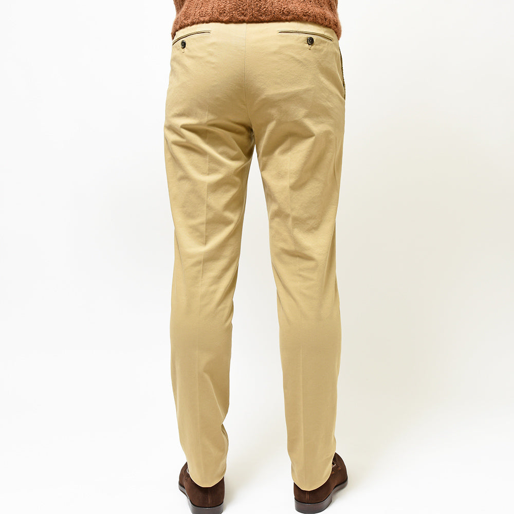PT TORINO ピーティー トリノ 4シーズン コットン ストレッチ ツイル ガーメントダイ 1プリーツ パンツ GENTLEMAN FIT