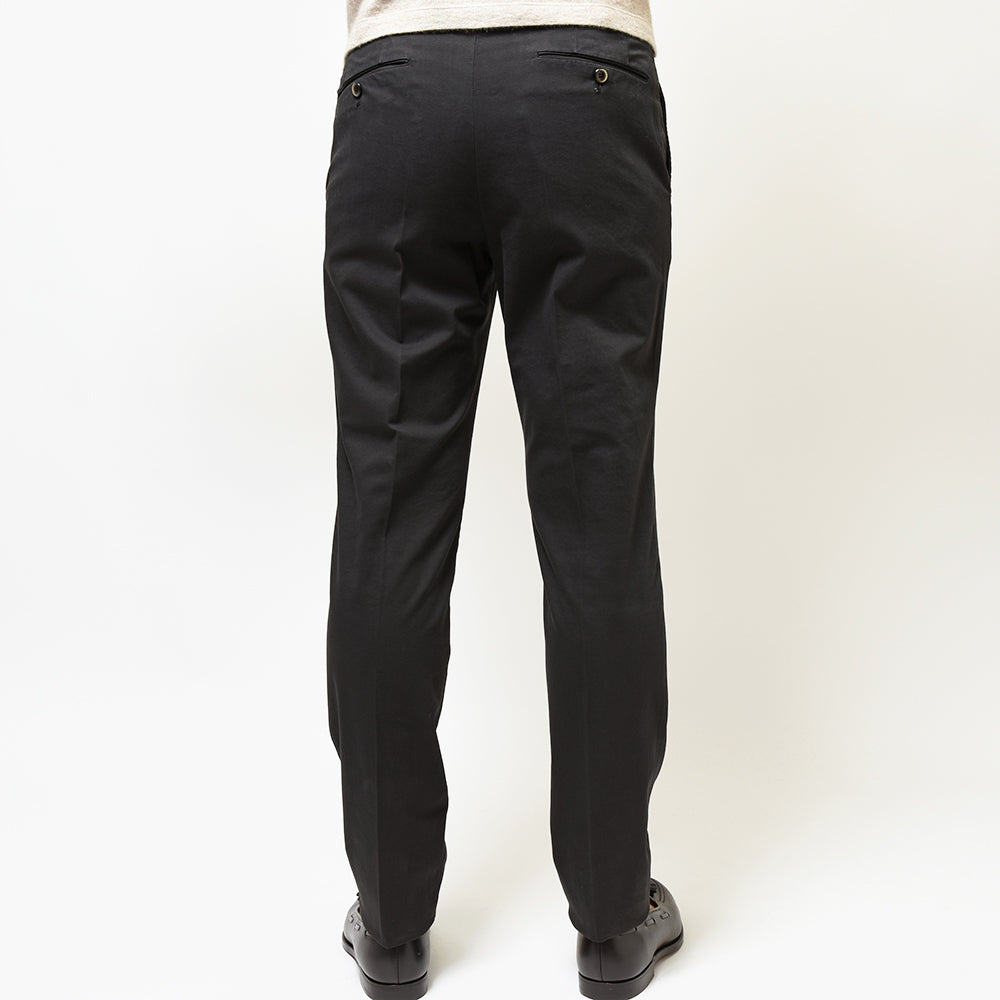 PT TORINO ピーティー トリノ 4シーズン コットン ストレッチ ツイル ガーメントダイ 1プリーツ パンツ GENTLEMAN FIT