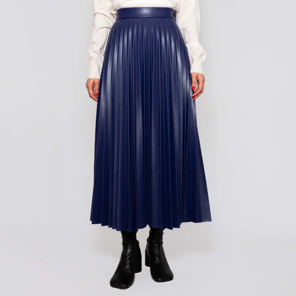 MM6 MAISON MARGIELA(エムエム6 メゾン マルジェラ)<BR>S52MA0185 プリーツミディスカート