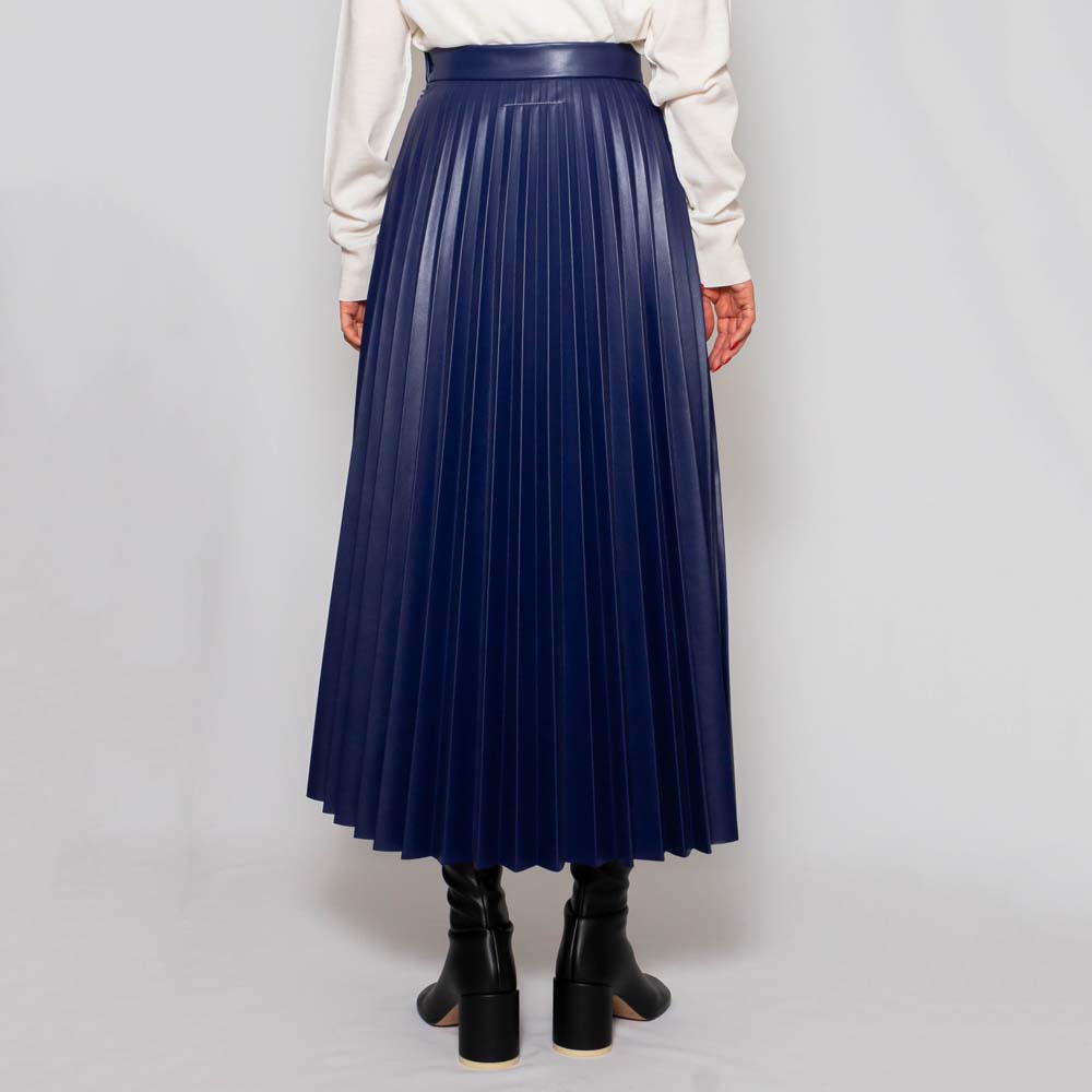 MM6 MAISON MARGIELA(エムエム6 メゾン マルジェラ)<BR>S52MA0185 プリーツミディスカート
