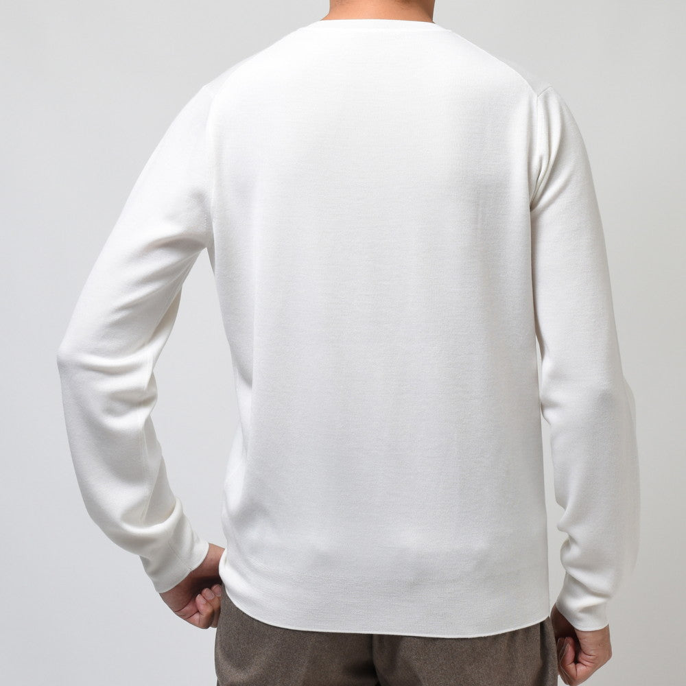 MANRICO CASHMERE(マンリコ カシミア) スーパーカシミアクルーネックニット MS001