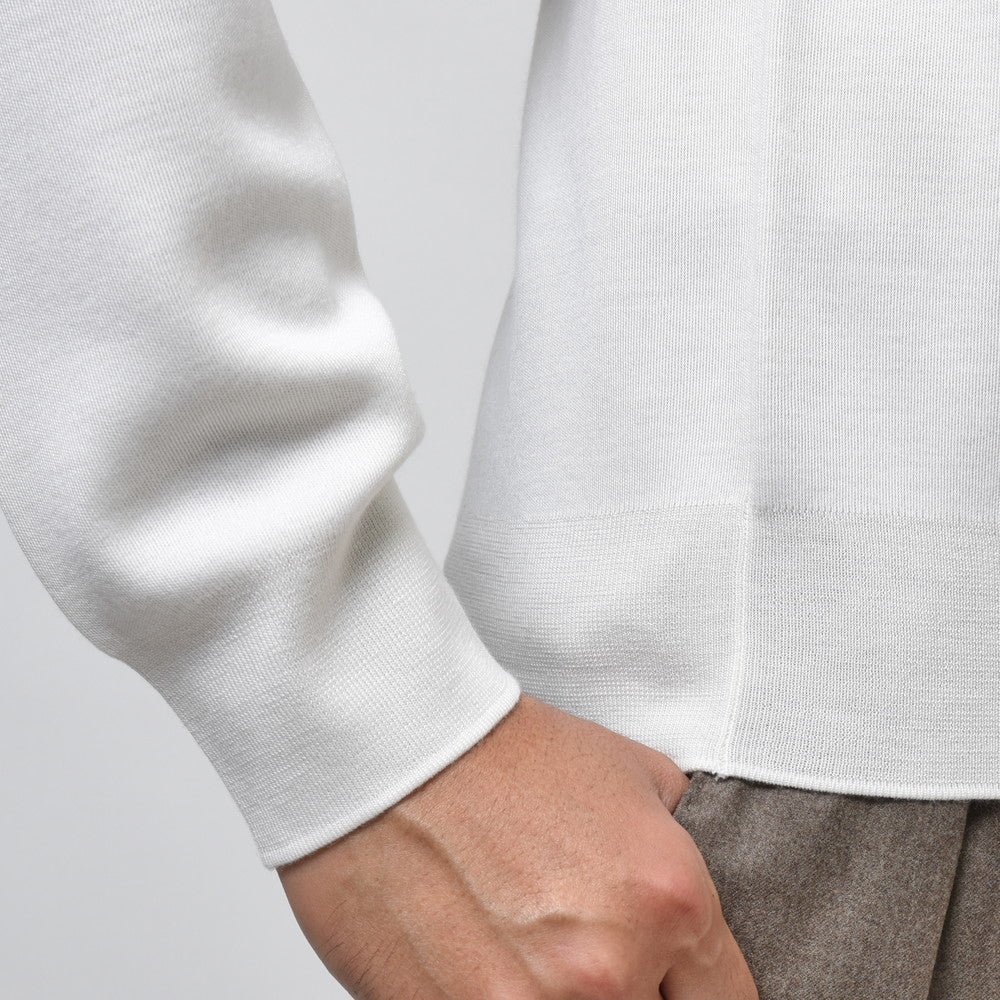 MANRICO CASHMERE(マンリコ カシミア) スーパーカシミアクルーネックニット MS001