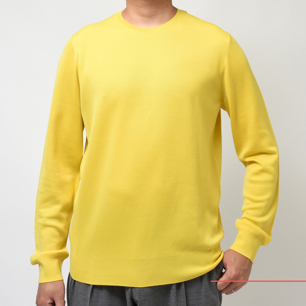 MANRICO CASHMERE(マンリコ カシミア) スーパーカシミアクルーネックニット MS001