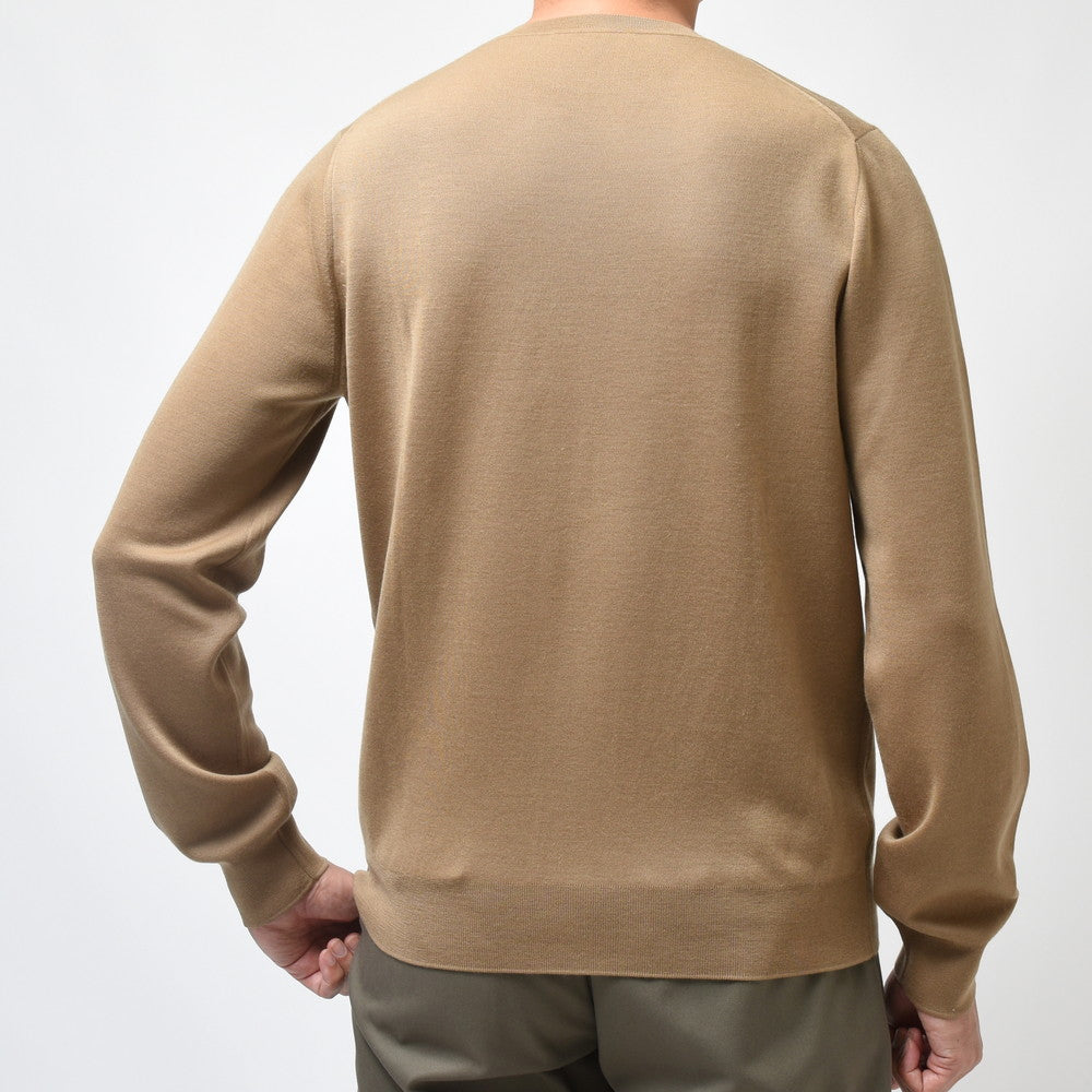 MANRICO CASHMERE(マンリコ カシミア) スーパーカシミアクルーネックニット MS001