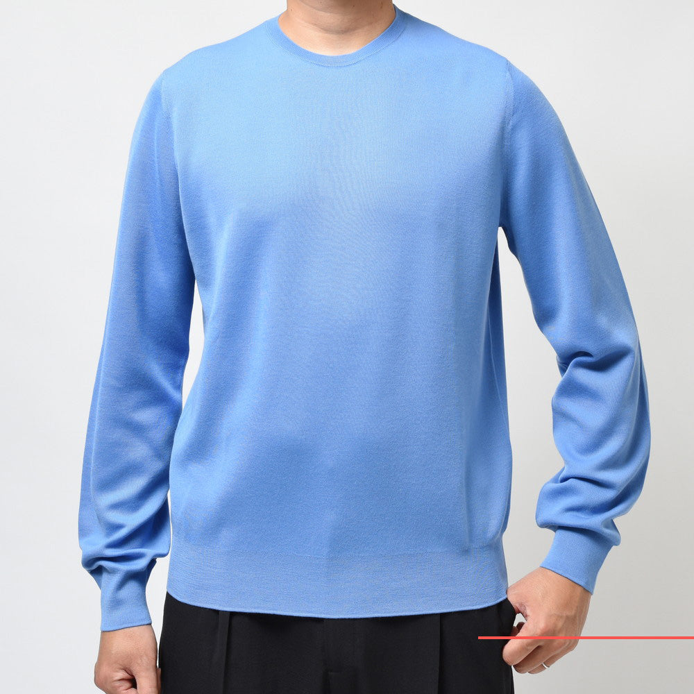 MANRICO CASHMERE(マンリコ カシミア) スーパーカシミアクルーネックニット MS001