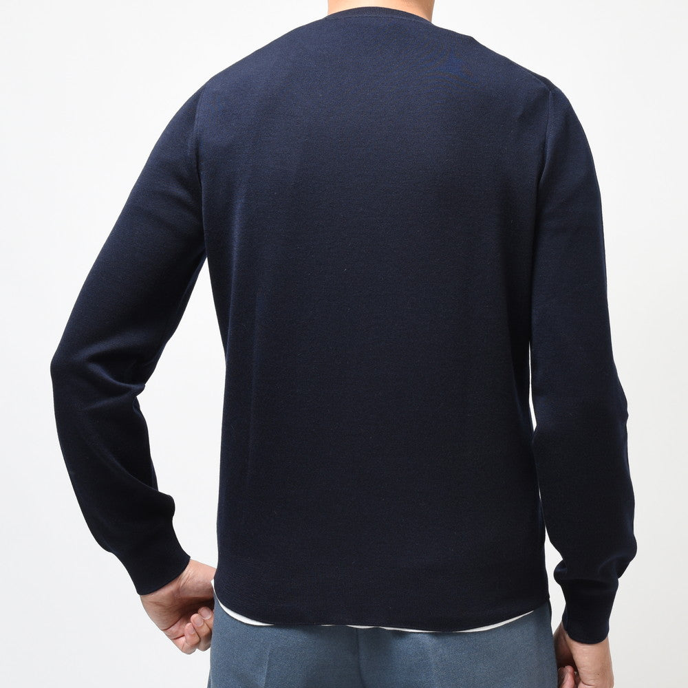 MANRICO CASHMERE(マンリコ カシミア) スーパーカシミアクルーネックニット MS001