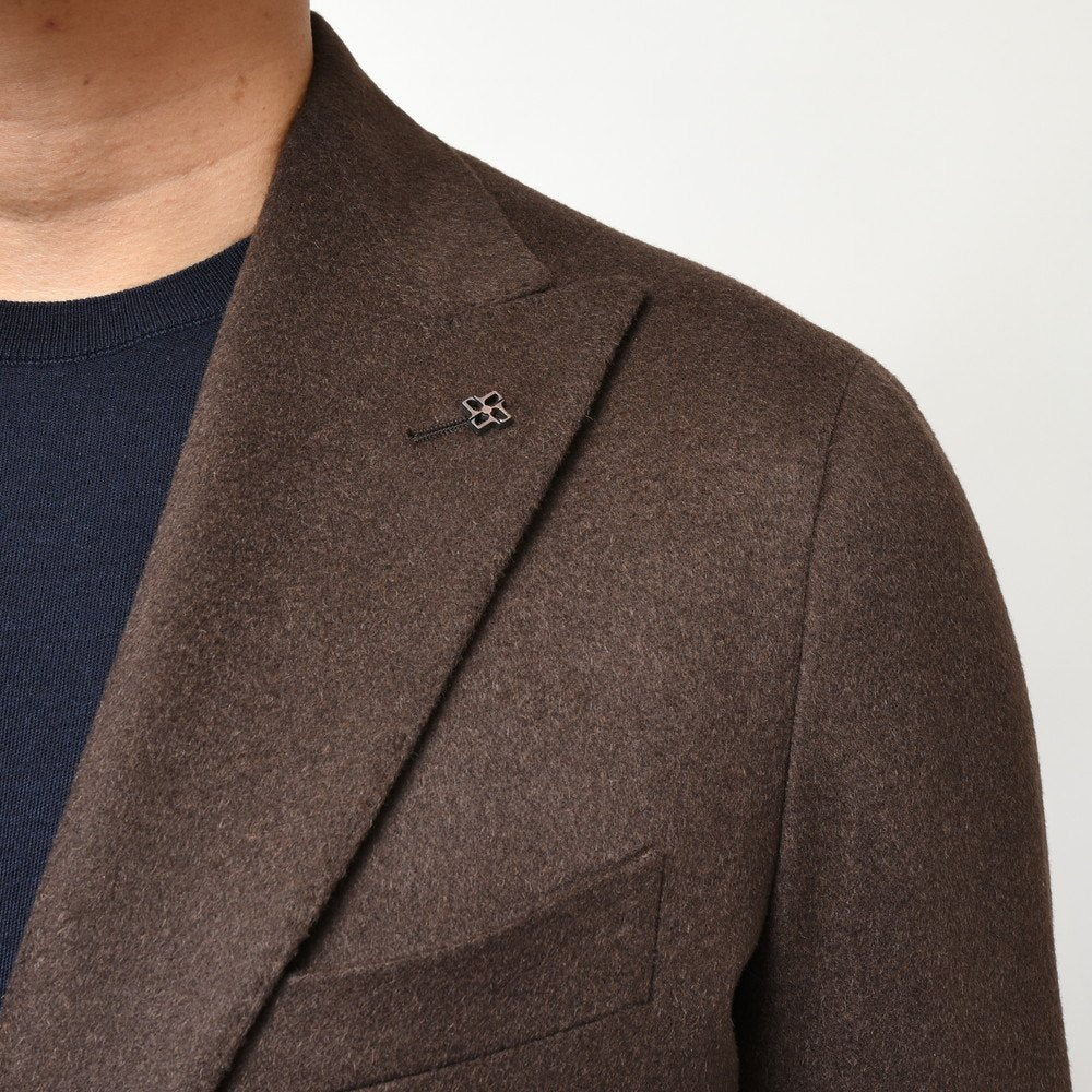 TAGLIATORE(タリアトーレ) MONTECARLOモンテカルロ キャメルヘアーサキソニー2Bジャケット(ピークドラペル)1SMC26K/190015