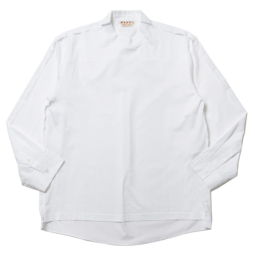 MARNI(マルニ) オーガニックコットンジャージモックネック切り替えL/Sカットソー HUMU0278QX UTC017