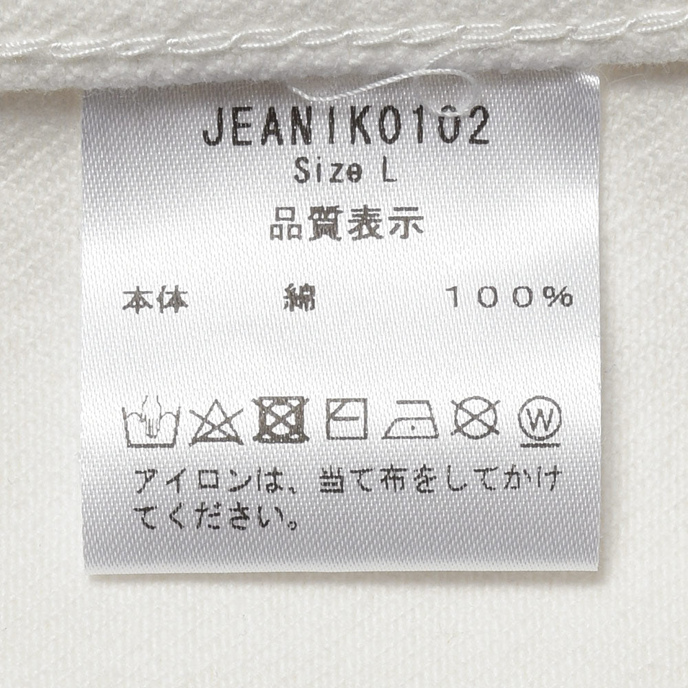 Jeanik ジーニック コットン ウォッシュド 2ndタイプ Gジャン ホワイトデニムジャケット