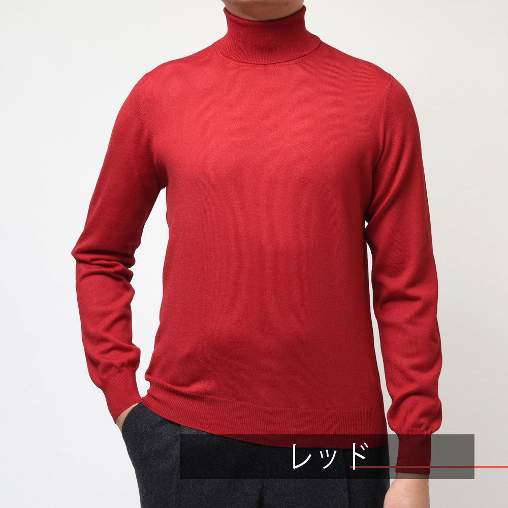 GRAN SASSO(グランサッソ) 12ゲージウールソリッドタートルネックニット 55157/14290