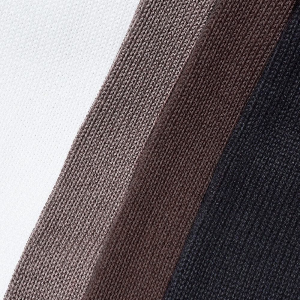GRAN SASSO(グランサッソ) 8ゲージソフトコットンソリッドクルーネックニット 23107/18166
