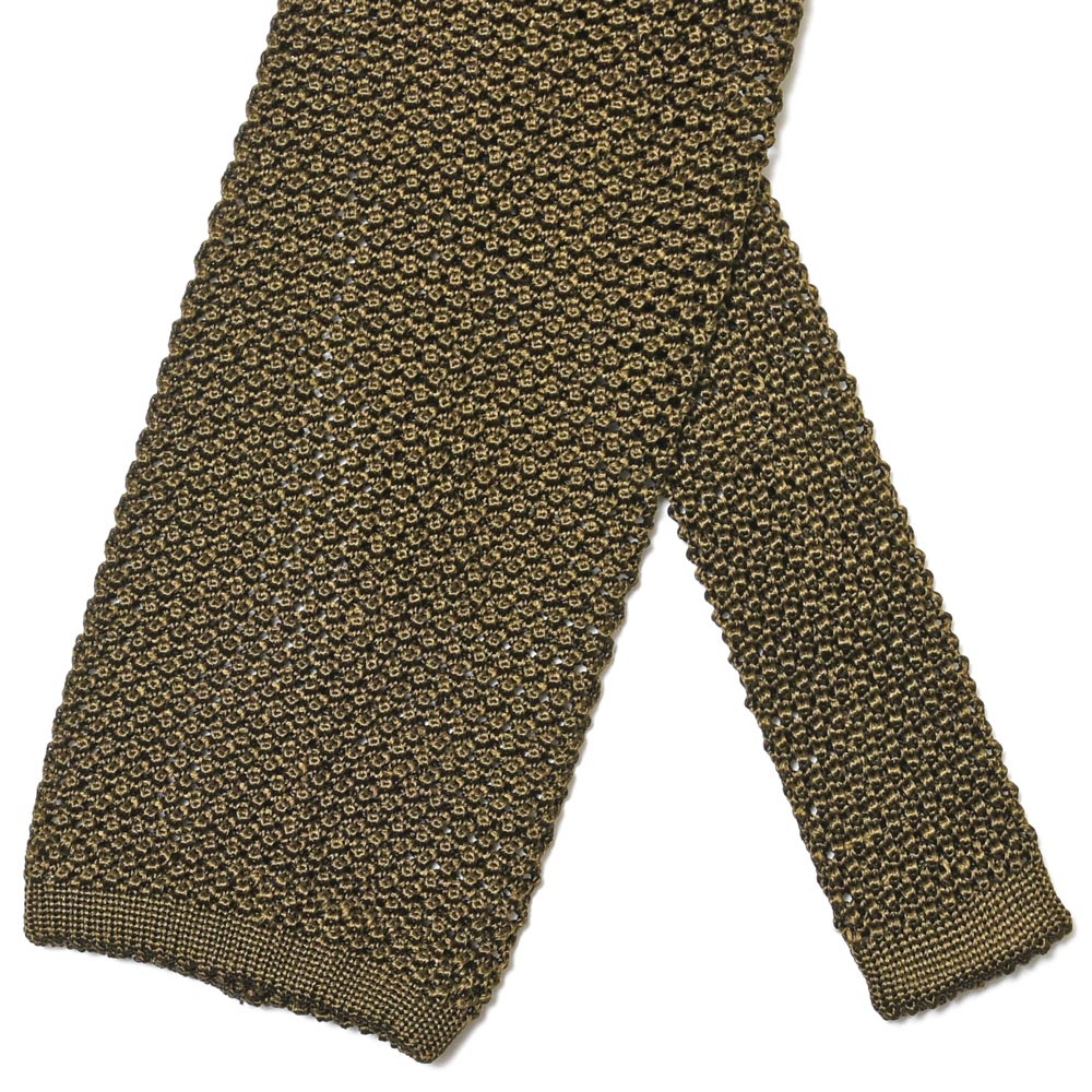 Atto Vannucci(アット ヴァンヌッチ) シルクジャガードソリッドニットタイ Tricot
