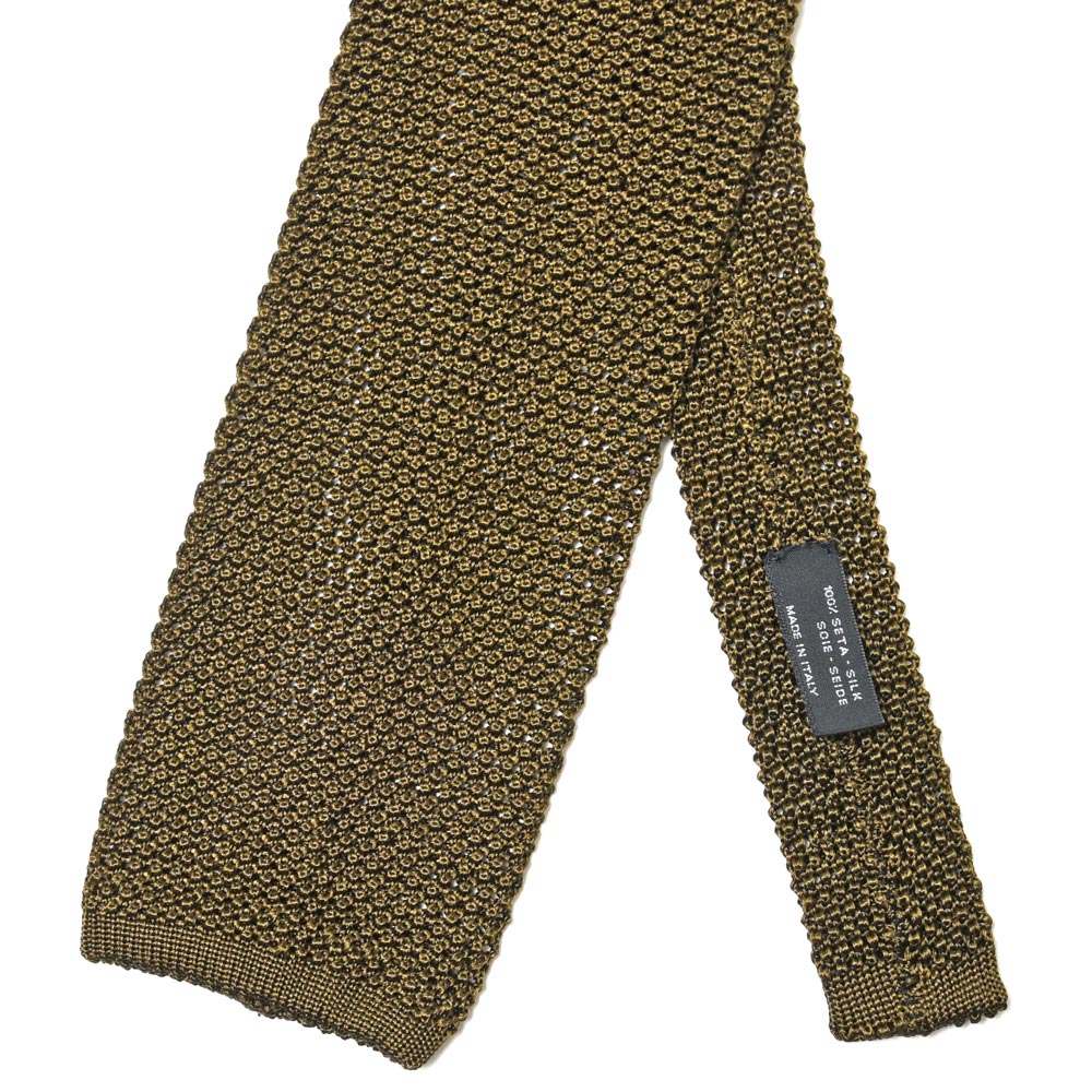Atto Vannucci(アット ヴァンヌッチ) シルクジャガードソリッドニットタイ Tricot
