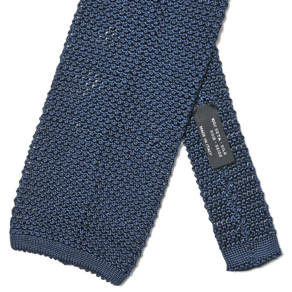 Atto Vannucci(アット ヴァンヌッチ) シルクジャガードソリッドニットタイ Tricot