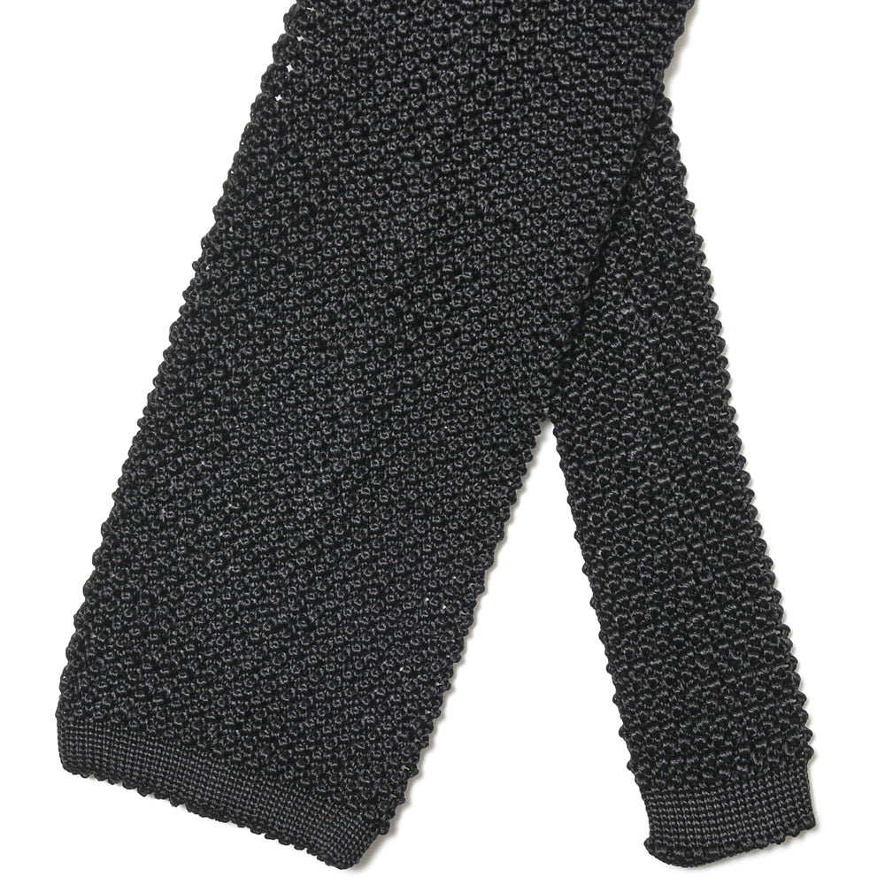 Atto Vannucci(アット ヴァンヌッチ) シルクジャガードソリッドニットタイ Tricot