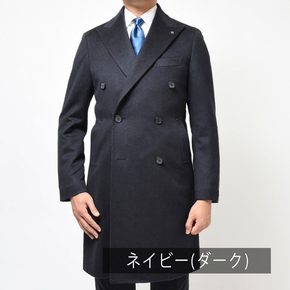 TAGLIATORE(タリアトーレ) カシミアフランネルダブルチェスターフィールドコート C-GUJI10X/220001