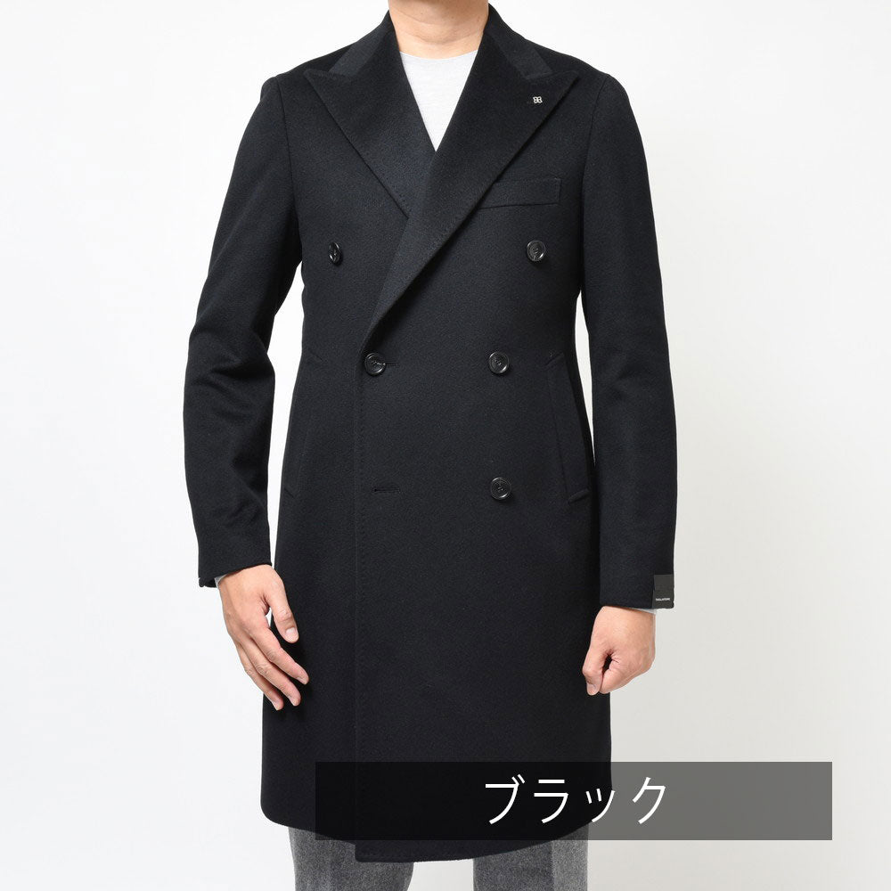 TAGLIATORE(タリアトーレ) カシミアフランネルダブルチェスターフィールドコート C-GUJI10X/220001