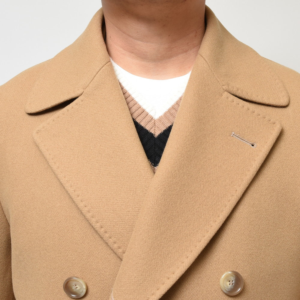 TAGLIATORE(タリアトーレ) ウールナイロンカシミアフランネルソリッドピーコート C-STEPHAN/770065