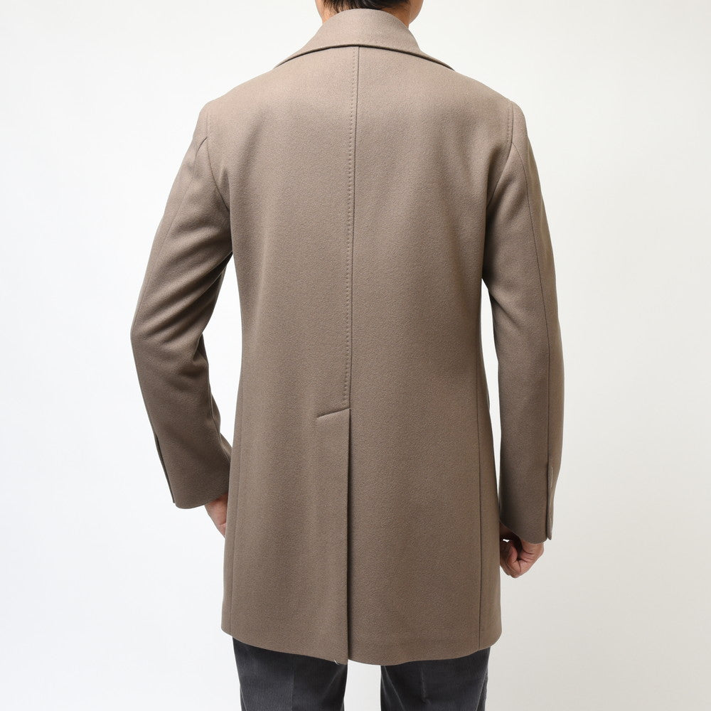 TAGLIATORE(タリアトーレ) ウールナイロンカシミアフランネルソリッドピーコート C-STEPHAN/770065