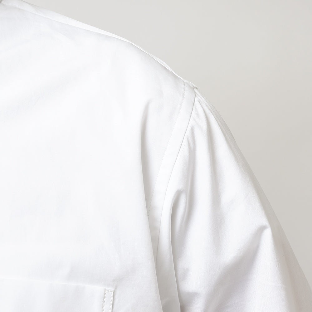 APPLETREES アップルツリーズ OPEN TRAVELER SHIRTS コットン ポプリン ヒドゥンボタンダウンカラー シャツ