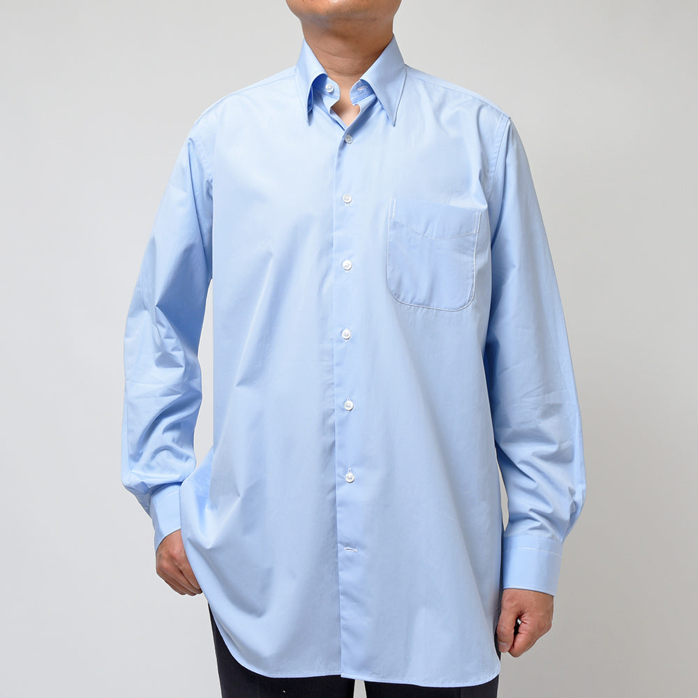 APPLETREES アップルツリーズ OPEN TRAVELER SHIRTS コットン ポプリン ヒドゥンボタンダウンカラー シャツ