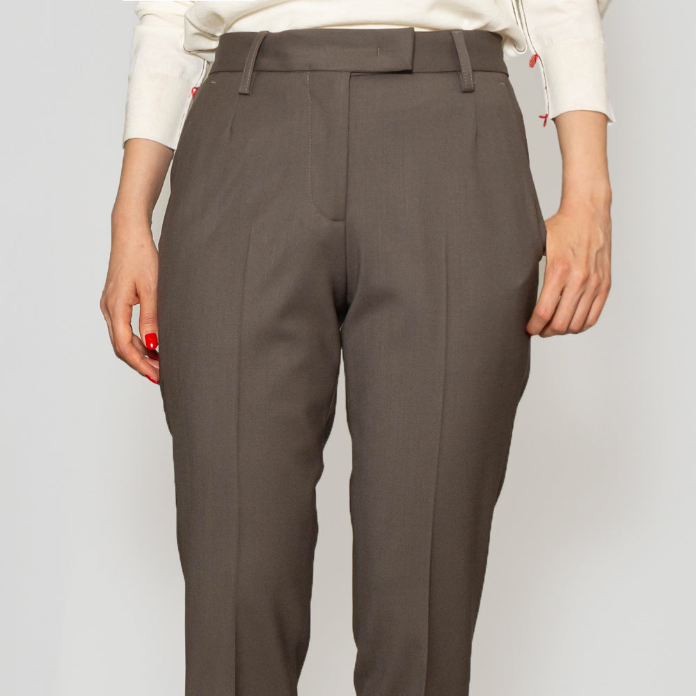 PT TORINO(ピーティー トリノ)<BR>HOLLY/TO55 ウールストレッチ テーパードパンツ