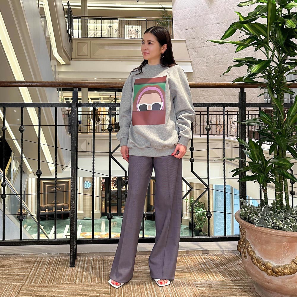 PT TORINO(ピーティー トリノ)<BR>LOLA/DX14 ウールストレッチ ワイドパンツ