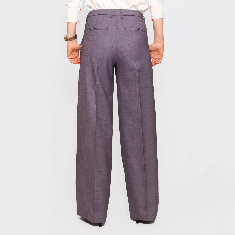 PT TORINO(ピーティー トリノ)<BR>LOLA/DX14 ウールストレッチ ワイドパンツ